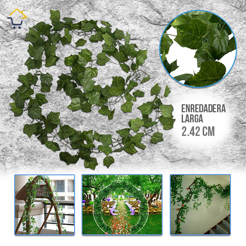 Miniatura 6 de Enredadera Decorativa Larga X12 409